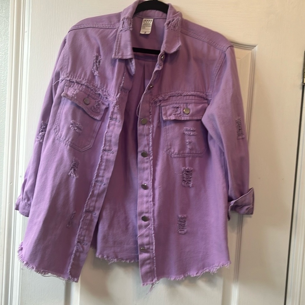 Lavender shacket